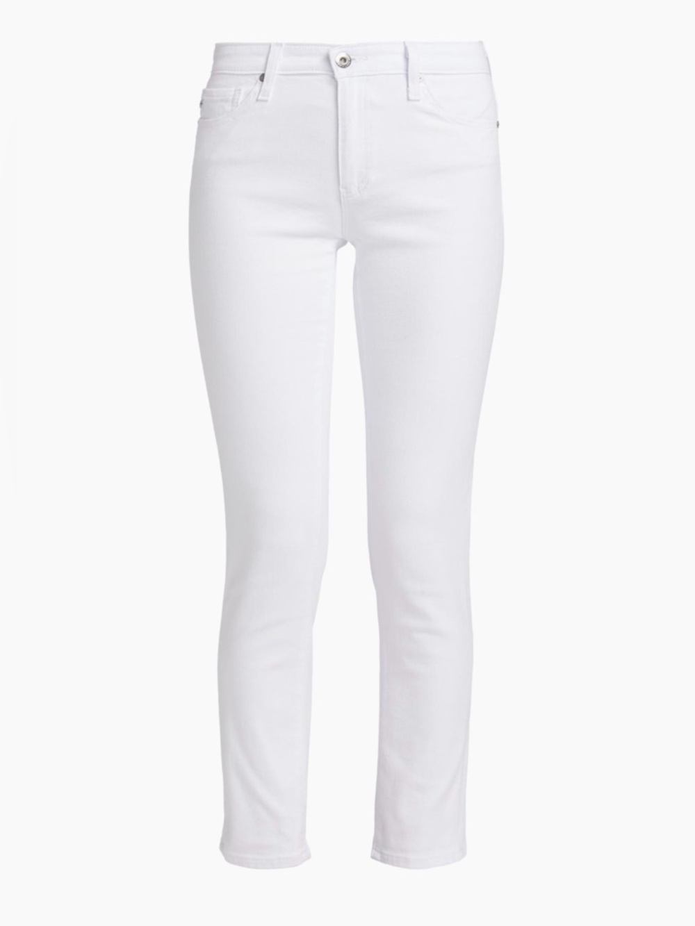 AG Adriano Goldschmied Women's Prima Cigarette Leg White Jean - Picture 6 of 6